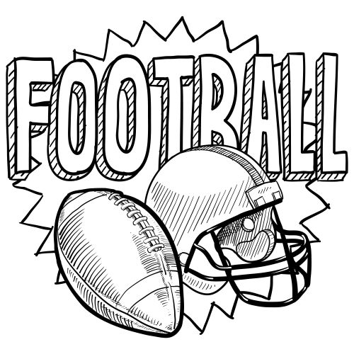 Football Coloring Pages for Kids Should Include Five Facts